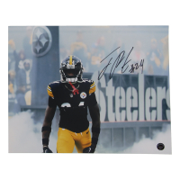 Joey Porter Jr. Signed Steelers 11x14 Photo (Authentic Ink) at PristineAuction.com