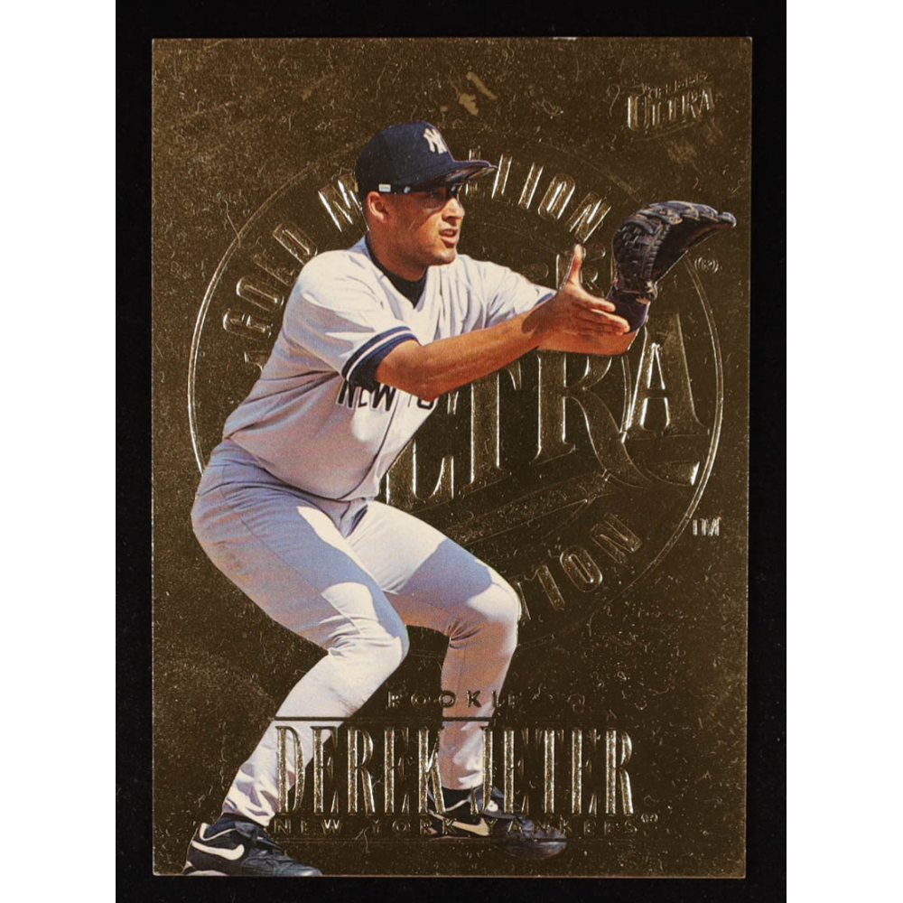 Derek Jeter 1996 Ultra Golden Prospects Gold Medallion #8 RC at PristineAuction.com