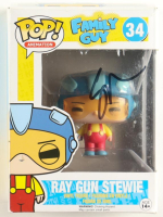 Seth MacFarlane Signed "Family Guy" #34 Ray Gun Stewie Funko Pop! Vinyl Figure (ACOA) at PristineAuction.com
