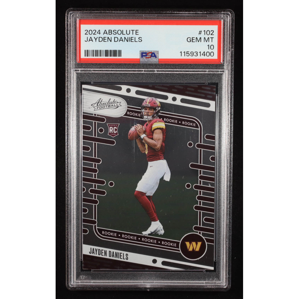 Jayden Daniels 2024 Absolute #102 RC (PSA 10) at PristineAuction.com