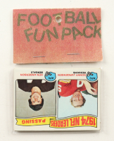 1975 Topps Football Card Fun Pack with (10) Cards at PristineAuction.com