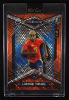 Lamine Yamal 2024 Wild Card Alumination Orange Crosshatch Foil #ABC-LY5 #01/40 RC at PristineAuction.com