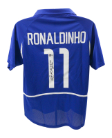 Ronaldinho Signed Brazil National Team Nike Authentic Jersey (Beckett) at PristineAuction.com