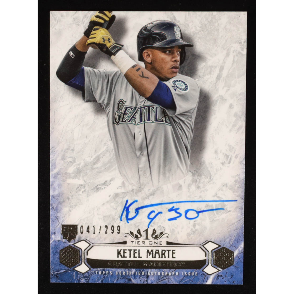Ketel Marte 2016 Topps Tier One Breakout Autographs #BOAKM RC #41/299 at PristineAuction.com