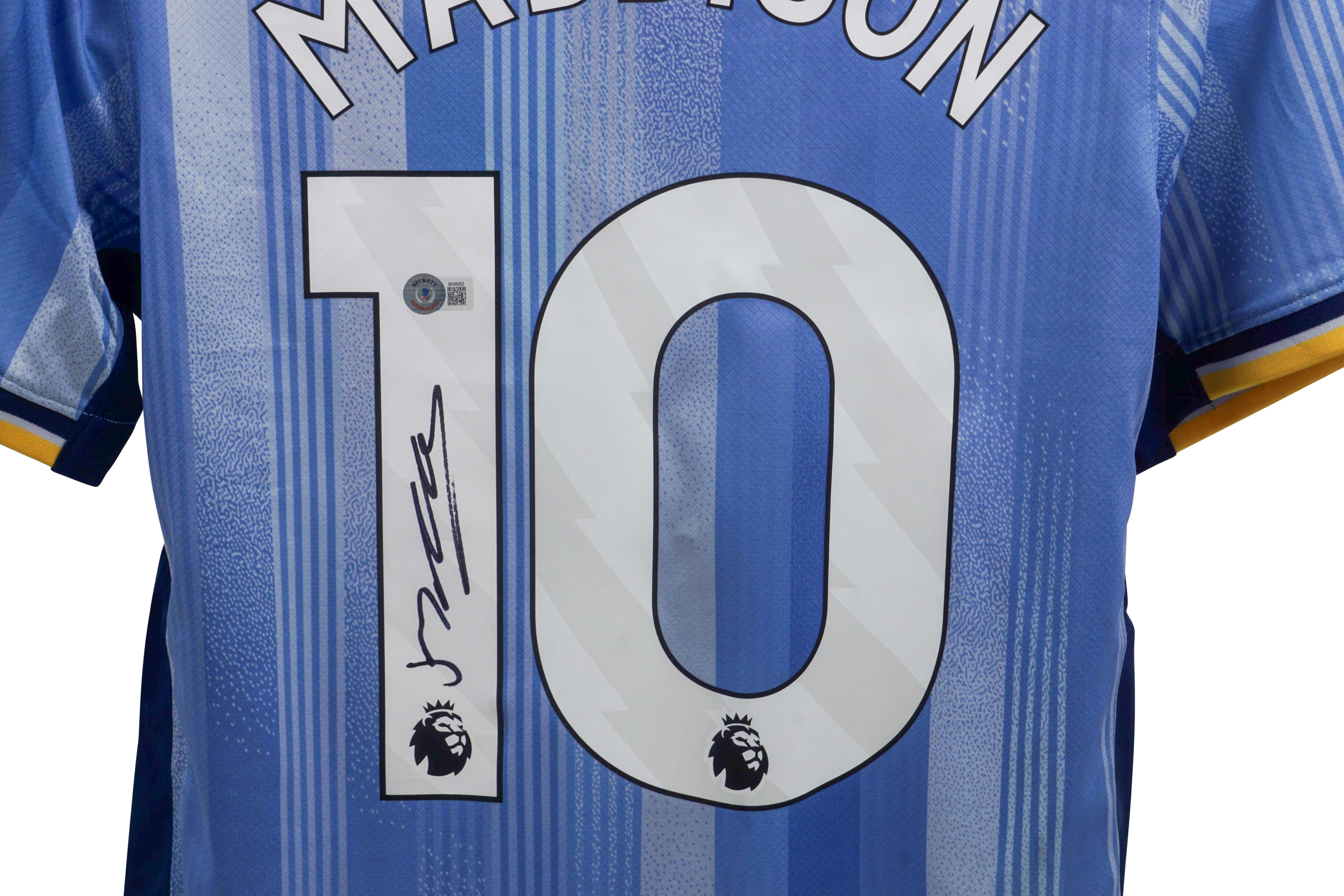 James Maddison Signed Tottenham Nike Authentic Jersey (Beckett) at PristineAuction.com James Maddison Signed Tottenham Nike Authentic Jersey (Beckett) at PristineAuction.com