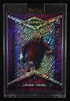 Lamine Yamal 2024 Wild Card Alumination Purple Shimmer #ABC-LY3 #17/30 RC at PristineAuction.com