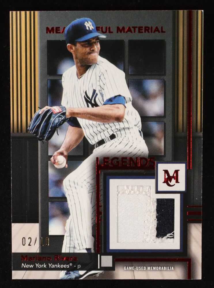 Mariano Rivera 2022 Topps Museum Collection Meaningful Material Relics Ruby #MMR1MR #2/10