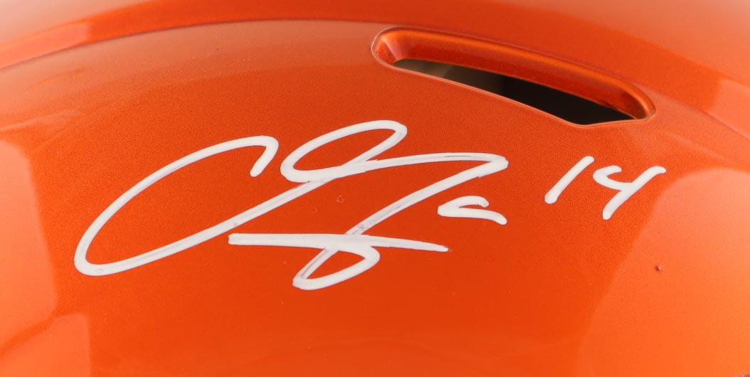 Chris Godwin Signed Buccaneers Full-Size Authentic On-Field Flash Alternate Speed Helmet (JSA) at PristineAuction.com Chris Godwin Signed Buccaneers Full-Size Authentic On-Field Flash Alternate Speed Helmet (JSA) at PristineAuction.com