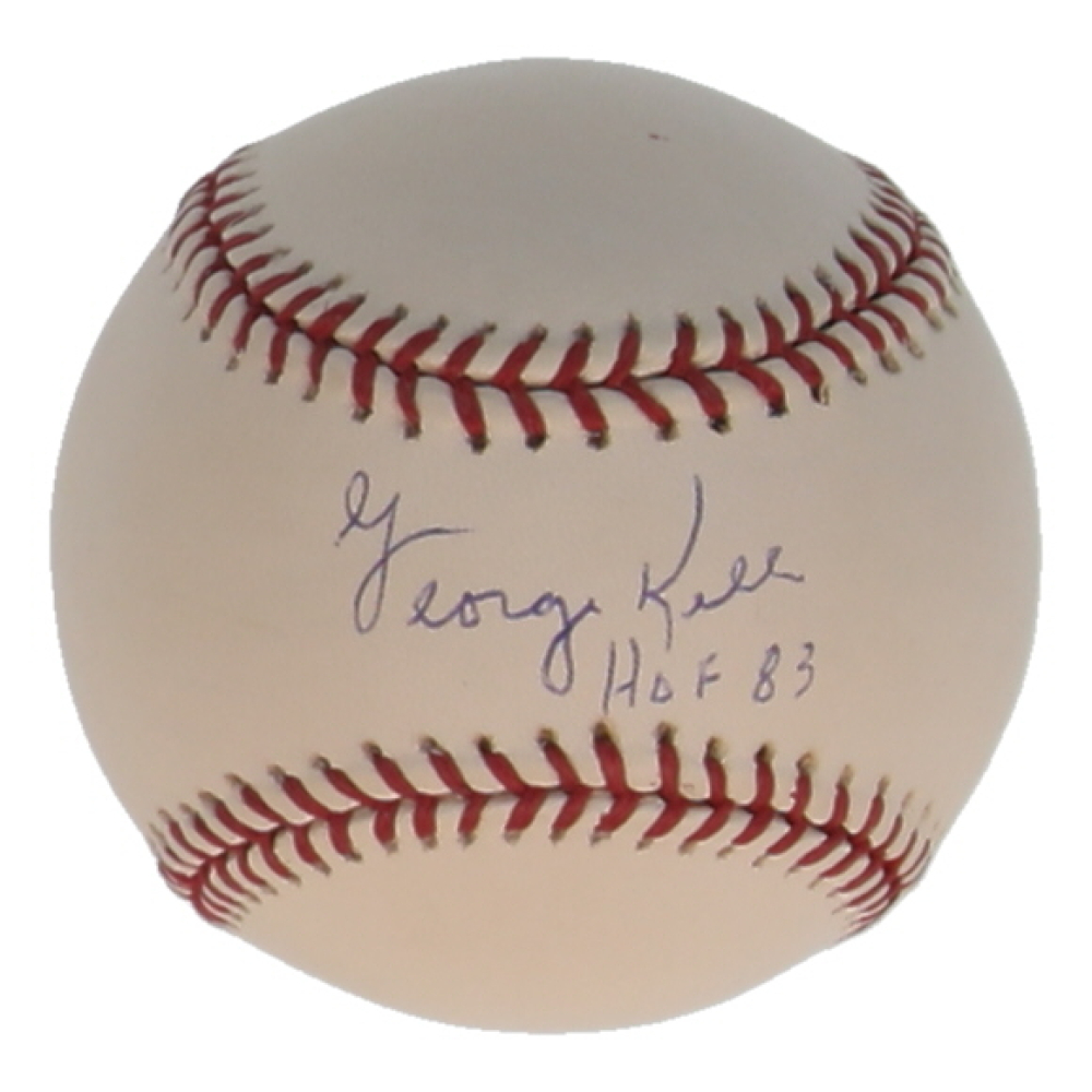 George Kell Signed OML Baseball Inscribed "HOF 83" (TriStar) at PristineAuction.com