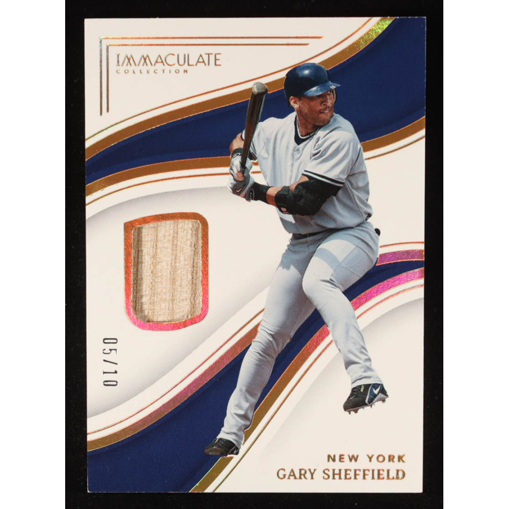 Gary Sheffield 2023 Immaculate Collection Holo Gold #150 #5/10 MEM at PristineAuction.com