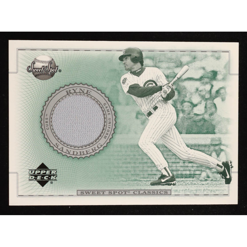 Ryne Sandberg 2002 Sweet Spot Classics Game Jersey #JRS at PristineAuction.com