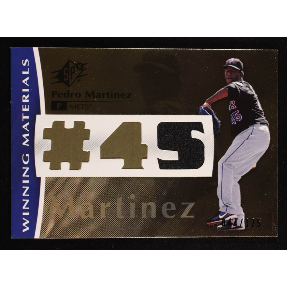 Pedro Martinez 2008 SPx Winning Materials Jersey Number 125 #PM #44/125 at PristineAuction.com