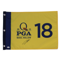 Sungjae Im Signed 2025 PGA Quail Hollow Golf Pin Flag (JSA) at PristineAuction.com