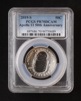 2019-S Apollo 11 50th Anniversary Silver Dollar (NGC Proof 70 DCAM) at PristineAuction.com