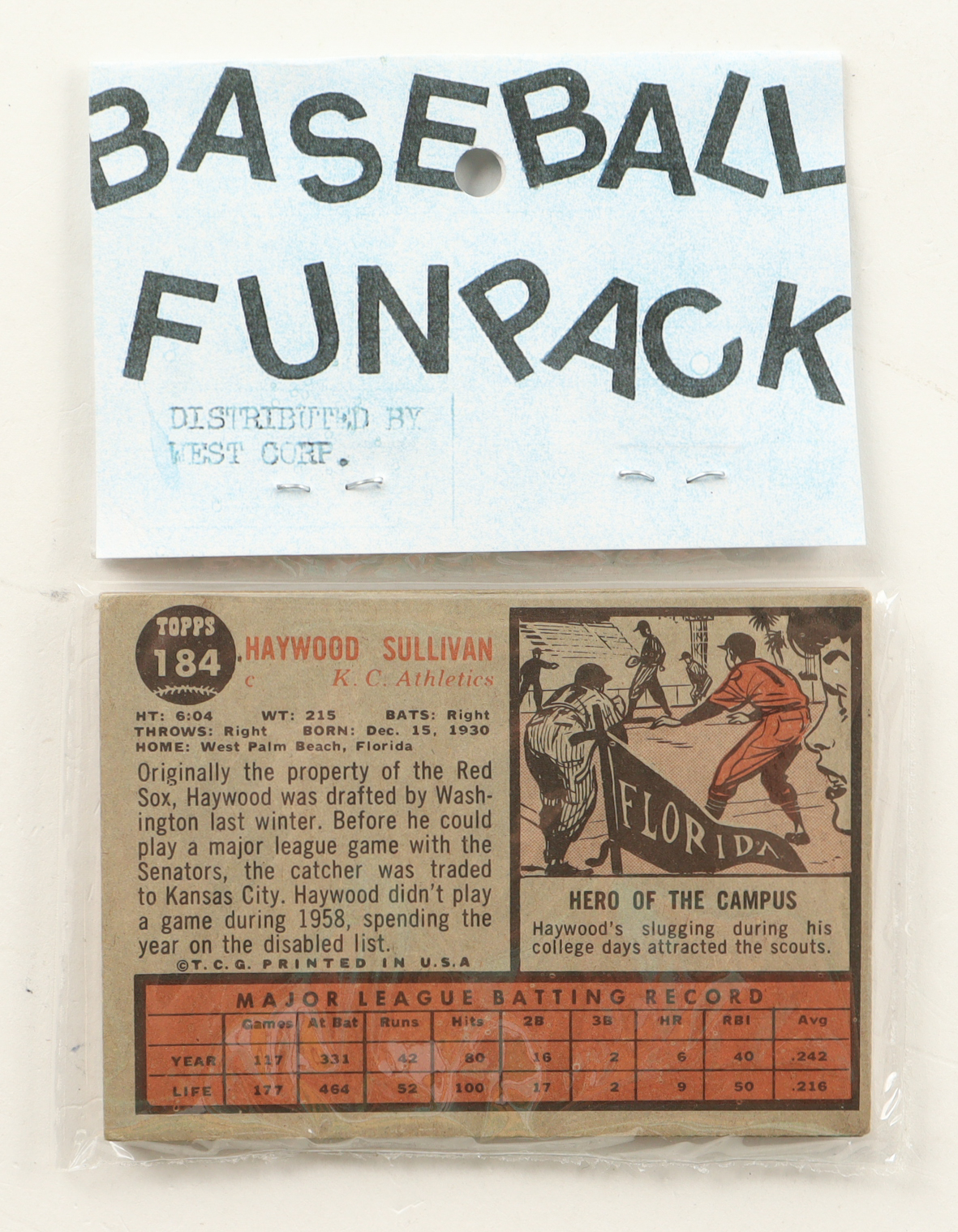 1962 Topps Baseball Card Fun Pack with (10) Cards at PristineAuction.com 1962 Topps Baseball Card Fun Pack with (10) Cards at PristineAuction.com