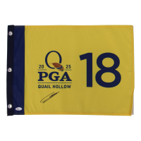 Sungjae Im Signed 2025 PGA Quail Hollow Golf Pin Flag (JSA) at PristineAuction.com