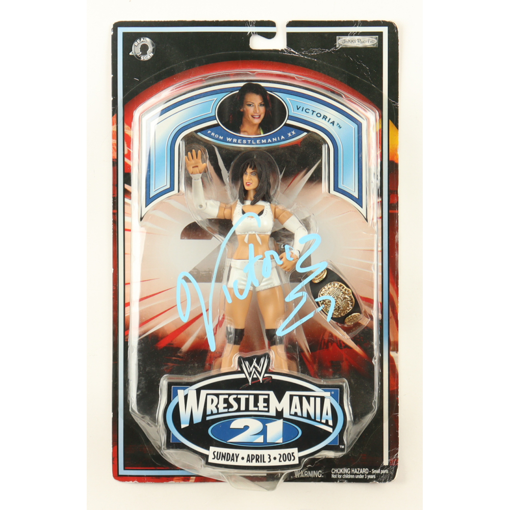 Victoria Signed WWE Wrestlemania 21 Action Figure (JSA) at PristineAuction.com