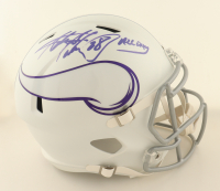 Adrian Peterson Signed Vikings Full-Size Matte White Speed Helmet Inscribed "All Day" (JSA) at PristineAuction.com