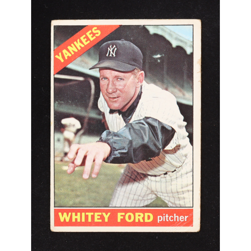 Whitey Ford 1966 Topps #160 at PristineAuction.com
