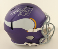 Adrian Peterson Signed Vikings Full-Size Speed Helmet (JSA) at PristineAuction.com