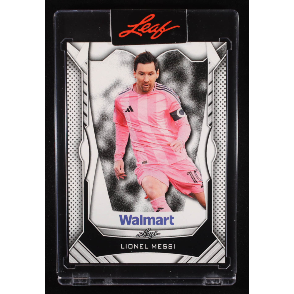 Lionel Messi 2025 Leaf Walmart Exclusive #PB4 at PristineAuction.com