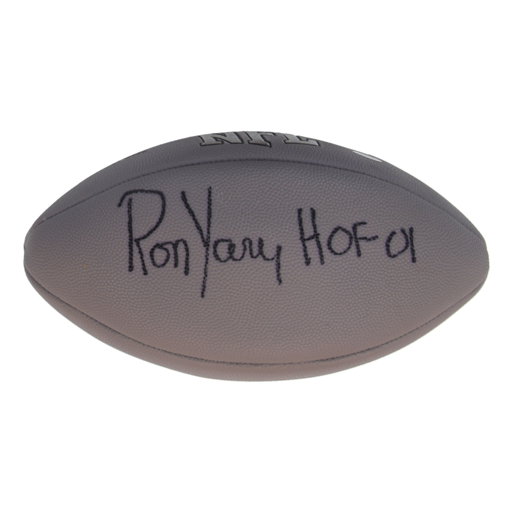 Ron Yary Signed NFL MVP Football Inscribed "HOF 01" (Schwartz) at PristineAuction.com