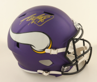 Adrian Peterson Signed Vikings Full-Size Speed Helmet (JSA) at PristineAuction.com