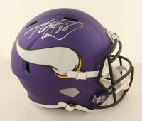 Adrian Peterson Signed Vikings Full-Size Speed Helmet (JSA) at PristineAuction.com