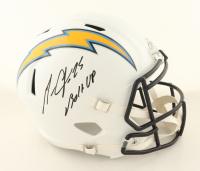 Melvin Gordon Signed Chargers Full-Size Speed Helmet Inscribed "Bolt Up" (Gordon) at PristineAuction.com
