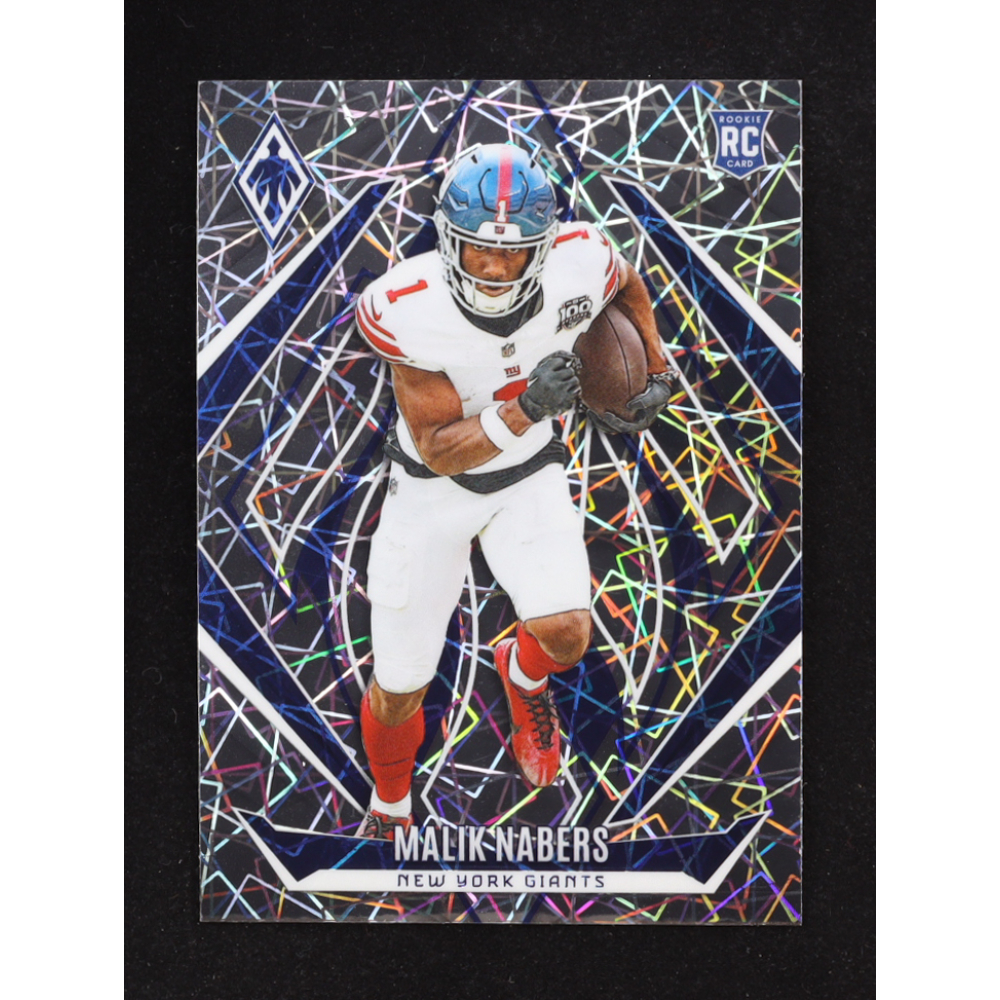Malik Nabers 2024 Panini Phoenix Lazer #221 RC at PristineAuction.com