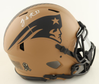 Rodney Harrison Signed Patriots Full-Size Authentic On-Field Salute To Service Alternate Speed Helmet with Visor (Beckett) at PristineAuction.com
