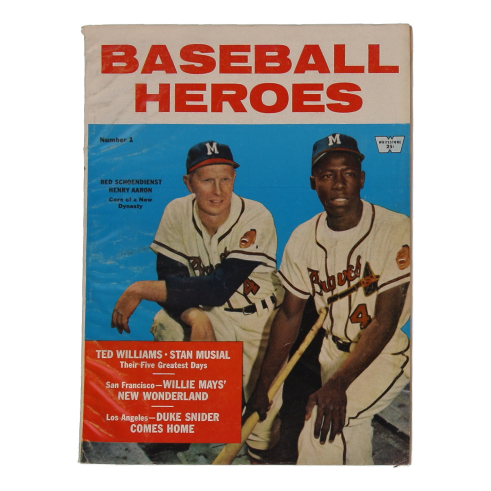1958 Baseball Heroes Issue #1 Magazine at PristineAuction.com