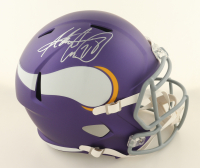 Adrian Peterson Signed Vikings Full-Size Speed Helmet (JSA) at PristineAuction.com