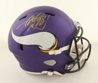 Adrian Peterson Signed Vikings Full-Size Speed Helmet (JSA) at PristineAuction.com