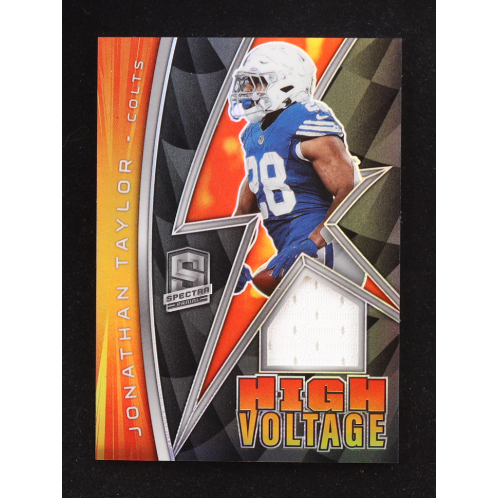 Jonathan Taylor 2022 Panini Spectra High Voltage Materials #14 #65/99 at PristineAuction.com