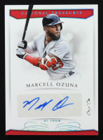 Marcell Ozuna 2018 Panini National Treasures Signatures Platinum #5 #1/1 at PristineAuction.com