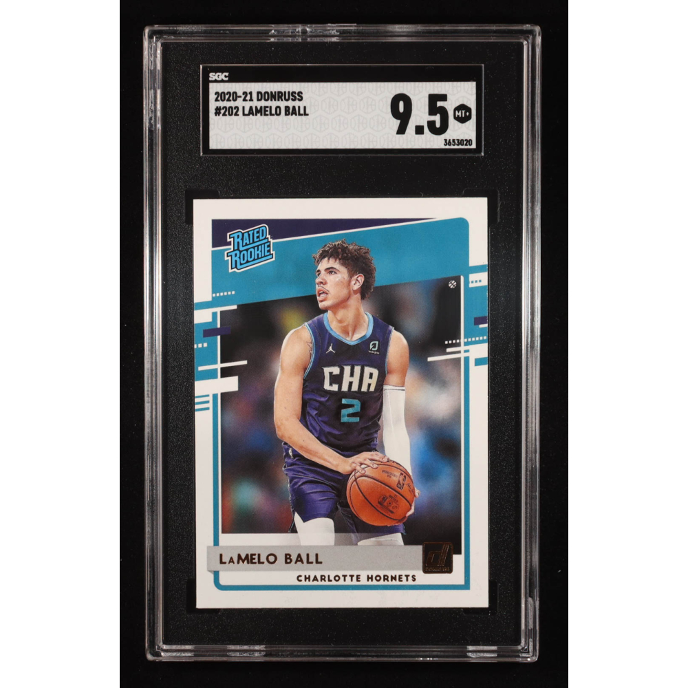LaMelo Ball 2020-21 Donruss #202 RR RC (SGC 9.5) at PristineAuction.com