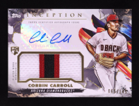 Corbin Carroll 2023 Topps Inception Patch Autographs #IAPCCA RC #065/149 at PristineAuction.com