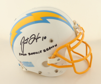 Justin Herbert Signed Chargers Full-Size Authentic On-Field Helmet Inscribed "2020 Rookie Season" (PSA) at PristineAuction.com