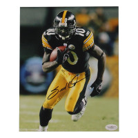 Santonio Holmes Signed Steelers 8x10 Photo (JSA) at PristineAuction.com