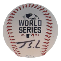 Jorge Soler Signed 2021 World Series Logo Baseball (Beckett) at PristineAuction.com
