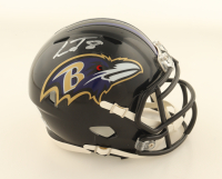 Lamar Jackson Signed Ravens Speed Mini Helmet (JSA) at PristineAuction.com