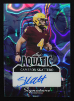 Cameron Skattebo 2025 Leaf Signature Series Tuna Lava #ACS2 RC #1/1 at PristineAuction.com