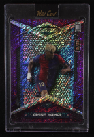 Lamine Yamal 2024 Wild Card Alumination Purple Shimmer #ABC-LY3 #18/30 RC at PristineAuction.com