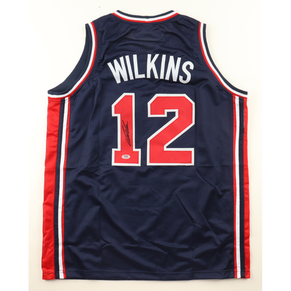 Dominique Wilkins Signed Jersey (PSA) at PristineAuction.com
