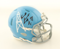 Earl Campbell Signed Oilers Mini Helmet Inscribed "HOF 91" (Beckett) at PristineAuction.com