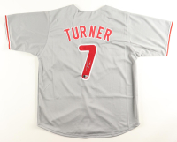 Trea Turner Signed Jersey (Beckett) at PristineAuction.com