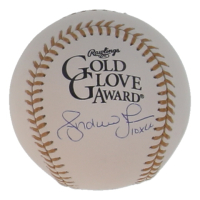 Andruw Jones Signed Gold Glove Award Baseball Inscribed "10x GG" (TriStar) at PristineAuction.com