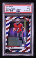 Bucky Irving 2024 Panini Prizm Prizms Red White and Blue #316 RC (PSA 9) at PristineAuction.com