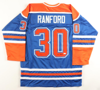 Bill Ranford Signed Jersey Inscribed "SC 88, 90" (JSA) at PristineAuction.com